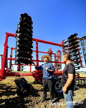 產(chǎn)線明年落地！新型國產(chǎn)重型圓盤耙在新疆試驗成功  第1張