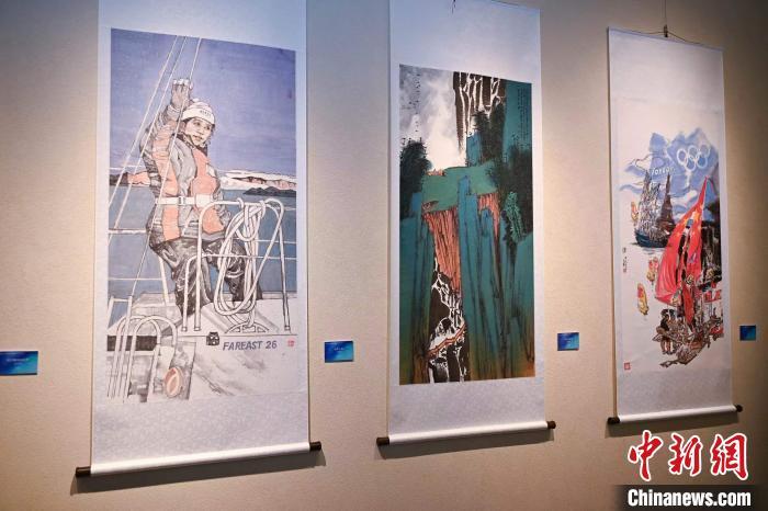 “航行之美·水墨丹青與奧林匹克精神”將赴巴黎展覽  第2張