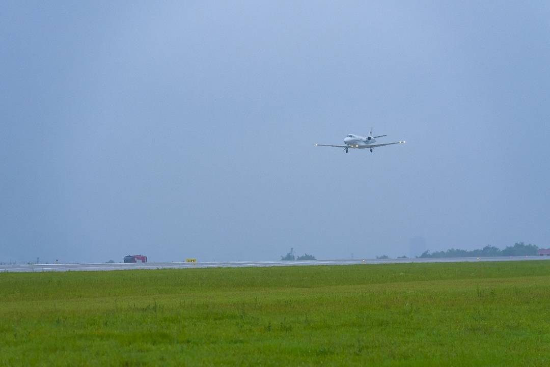 重慶江北國(guó)際機(jī)場(chǎng)第四跑道啟動(dòng)校驗(yàn)飛行 預(yù)計(jì)7月底完成整體校飛作業(yè)  第2張