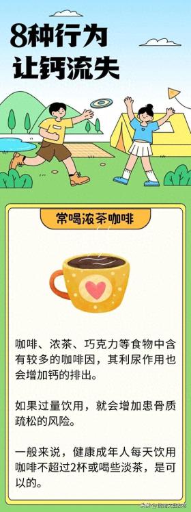 生活中8個(gè)行為，會(huì)讓鈣“偷偷”流失！千萬(wàn)別大意  第1張