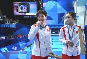 陳藝文/昌雅妮摘金，跳水女雙三米板中國(guó)隊(duì)六連冠  第4張