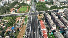 快訊-青年南路—紅旗路下沉立交工程今日全面通車  第1張