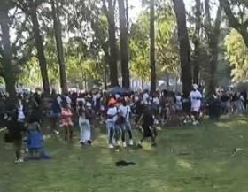 美國(guó)一公園發(fā)生槍擊致1死6傷，事發(fā)時(shí)公園內(nèi)正舉行活動(dòng) 聚集數(shù)百人  第1張