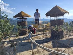 小火車喂雞直播引數(shù)萬人觀看 90后小伙上山做起“養(yǎng)雞博主”  第3張