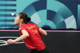 巴黎奧運(yùn)會 - 乒乓球-女子單打：陳夢晉級四強(qiáng)  第9張
